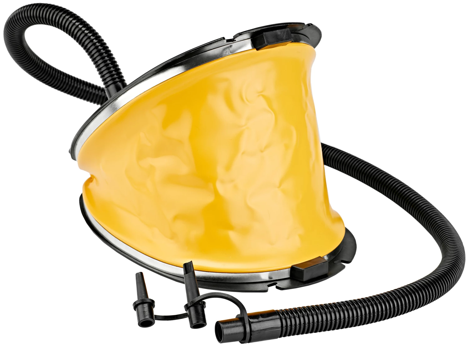 CAMPZ Foot Pump 6l, jaune/noir 3 CAMPZ Foot Pump 6l, jaune/noir – Image 2