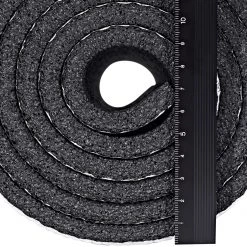 CAMPZ Tapis de sol en aluminium Simple épaisseur 180x50cm, noir/argent -Matelas Soldes Magasin campz isomatte einlagig 180x50cm schwarz 3