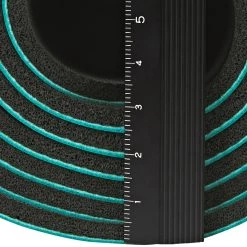 CAMPZ Light Comfort PU Position Line Yoga Mat L, bleu -Matelas Soldes Magasin campz light comfort pu position line yoga mat l black 3