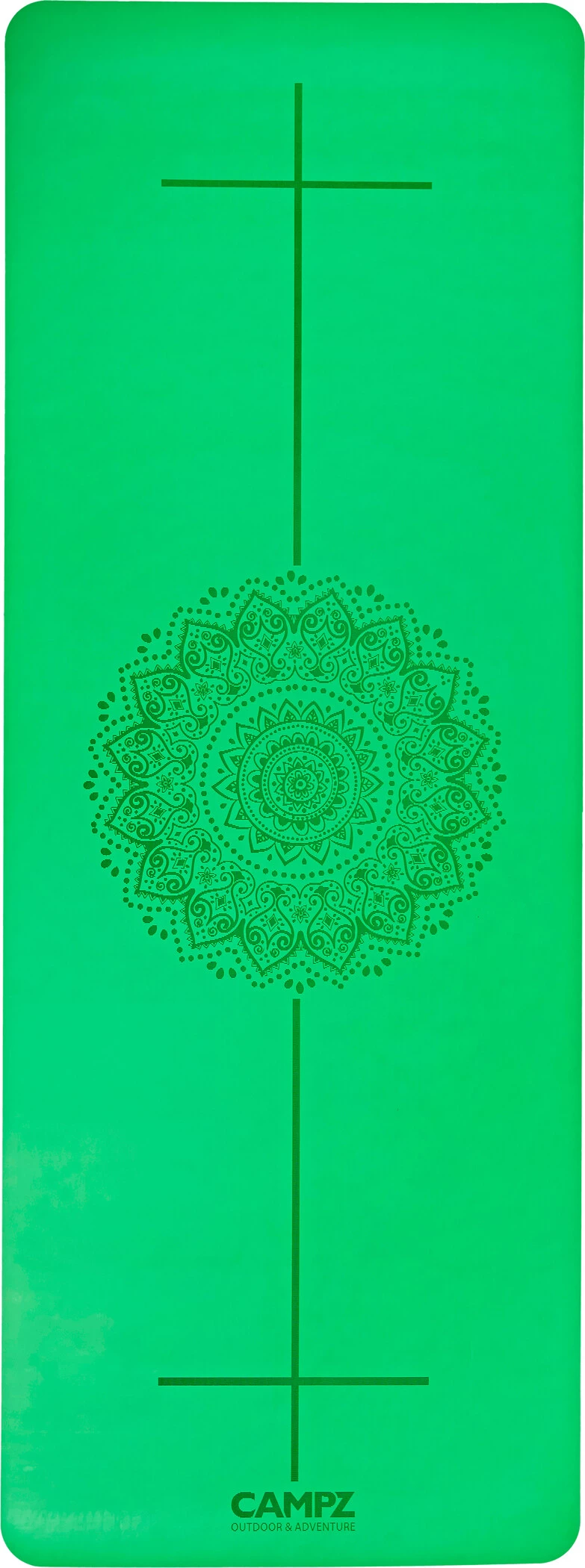 CAMPZ PU Position Line Tapis de yoga L, vert 4 CAMPZ PU Position Line Tapis de yoga L, vert – Image 2