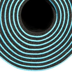 CAMPZ PU Position Line Tapis de yoga M, noir -Matelas Soldes Magasin campz pu position line yogamatte m blue 4 1