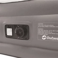 Outwell Flock Superior Single Matelas gonflable Avec Pompe Intégrée Grande Bretagne, blanc/gris -Matelas Soldes Magasin outwell flock superior single airbed with built in pump uk grey 5