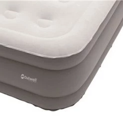 Outwell Flock Superior Single Matelas gonflable Avec Pompe Intégrée Grande Bretagne, blanc/gris -Matelas Soldes Magasin outwell flock superior single airbed with built in pump uk grey 6