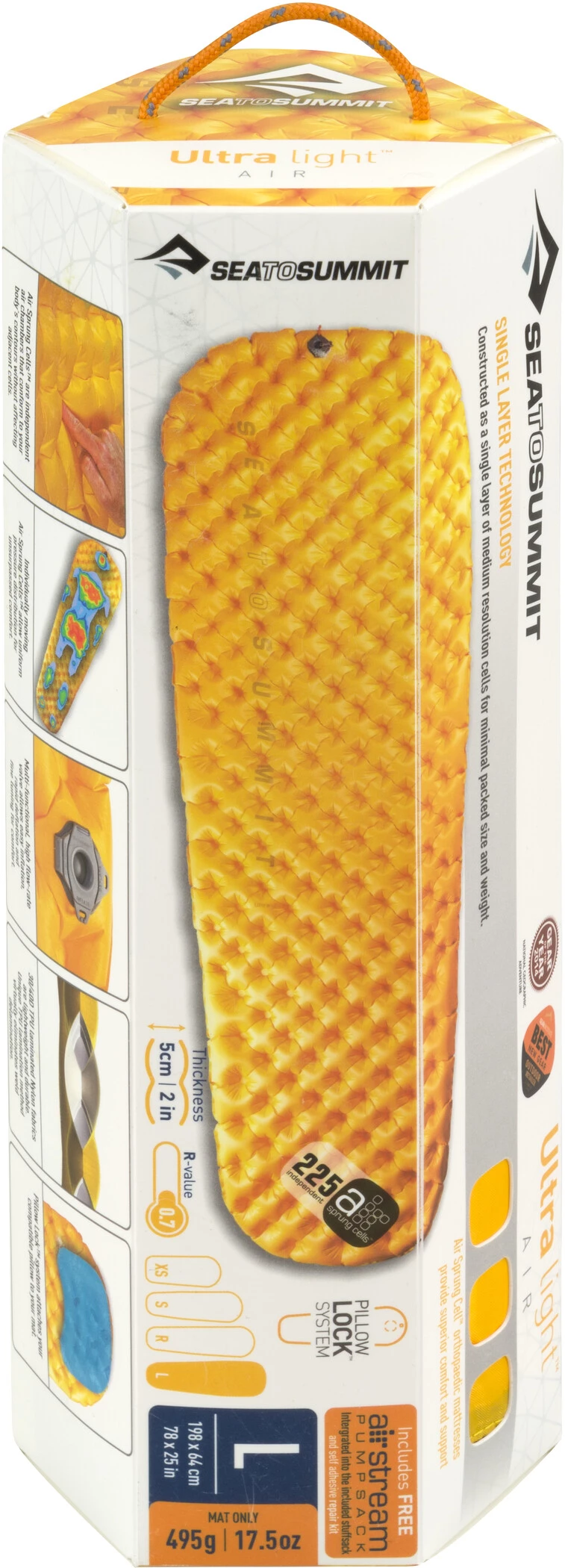 Sea to Summit Ultralight Tapis Grand, jaune 6 Sea to Summit Ultralight Tapis Grand, jaune – Image 4